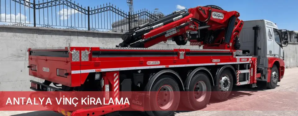 Antalya İli Vinç Kiralama